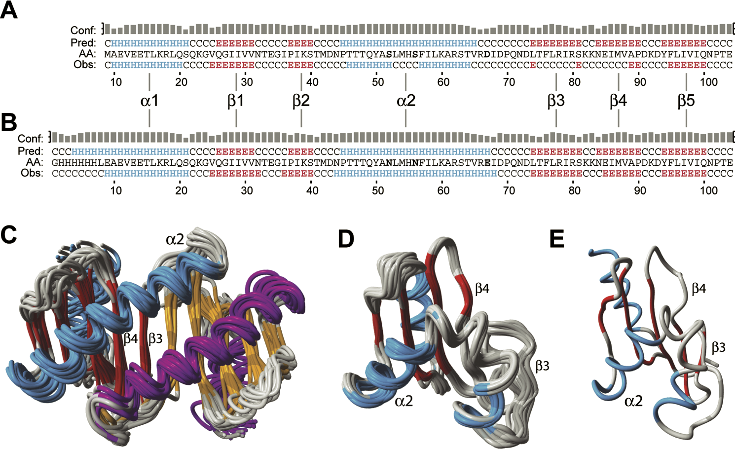 Figure 1 from the article: Sequence and Structure Ensembles of Two DLC2A Structures.